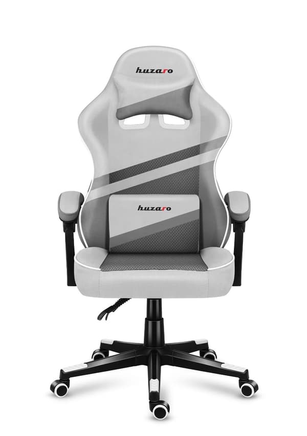 Spelstol - Huzaro Force 4.4 White Mesh