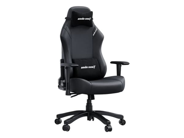 Anda Seat Luna, Spelfåtölj, 120 kg, Stoppad sits, Stoppat ryggstöd, 180 cm, Svart