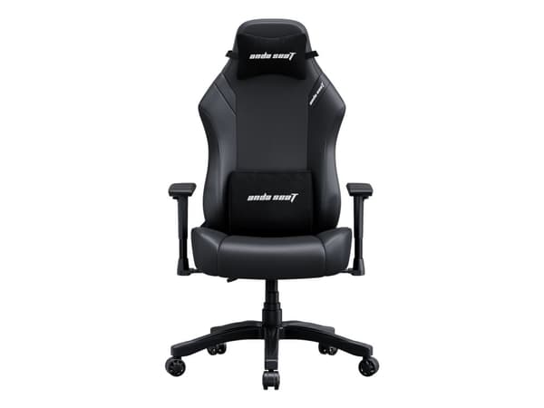 Anda Seat Luna, Spelfåtölj, 120 kg, Stoppad sits, Stoppat ryggstöd, 180 cm, Svart