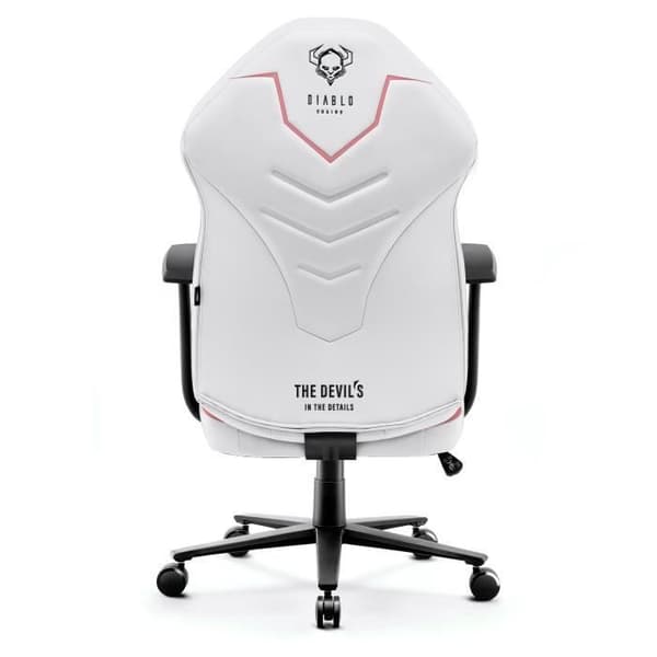 Gaming Chair Kontorsfåtölj - DIABLO - Ergonomisk design Tyg Svankkudde Bekväma armstöd