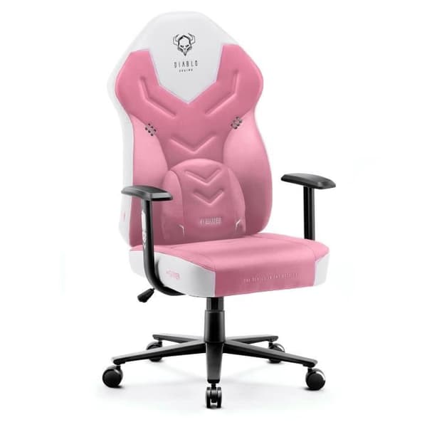 Gaming Chair Kontorsfåtölj - DIABLO - Ergonomisk design Tyg Svankkudde Bekväma armstöd