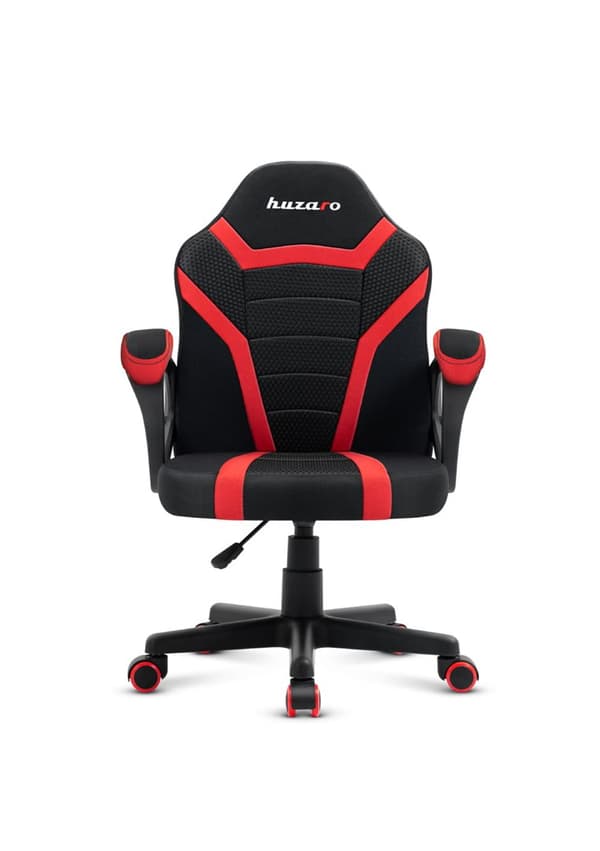 Spelstol för barn Huzaro Ranger 1.0 Red Mesh, svart, röd