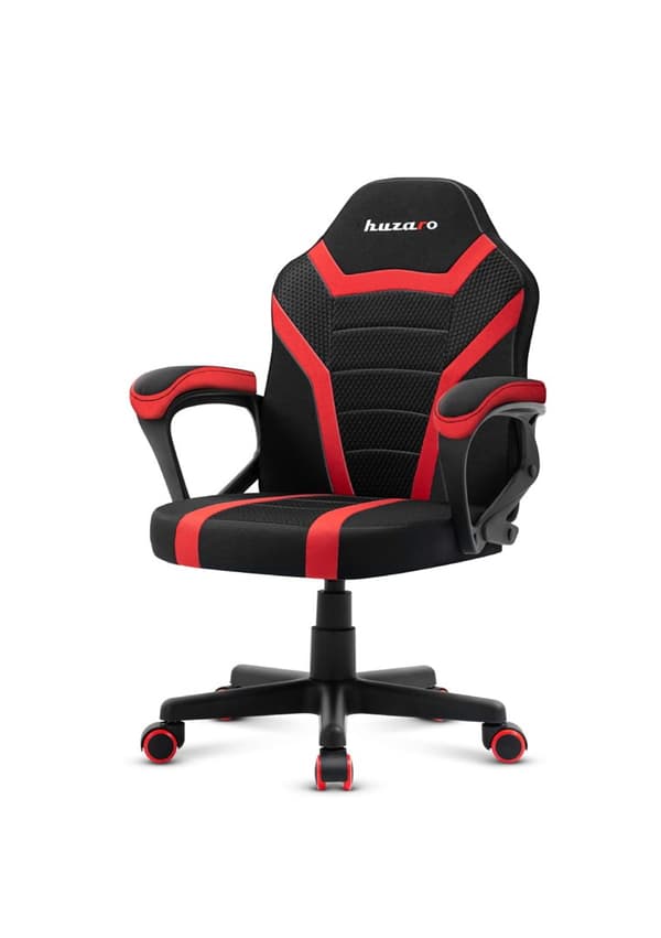 Spelstol för barn Huzaro Ranger 1.0 Red Mesh, svart, röd