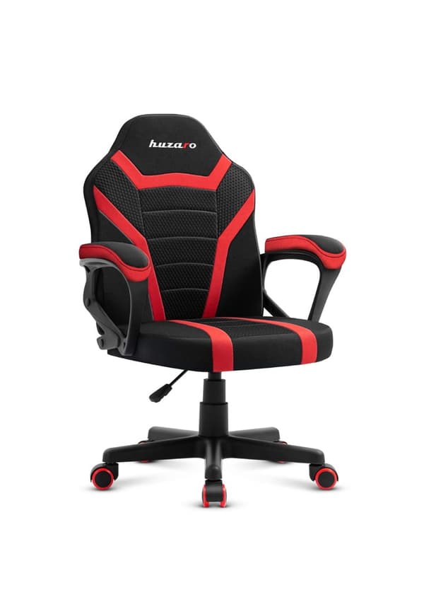 Spelstol för barn Huzaro Ranger 1.0 Red Mesh, svart, röd