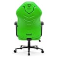 Miniatyrbild 3 av 4: Diablo X-Gamer 2.0 Gaming Stol Office Gamer Fåtölj Tygöverdrag Ergonomisk design Svankkudde (svart-grön)