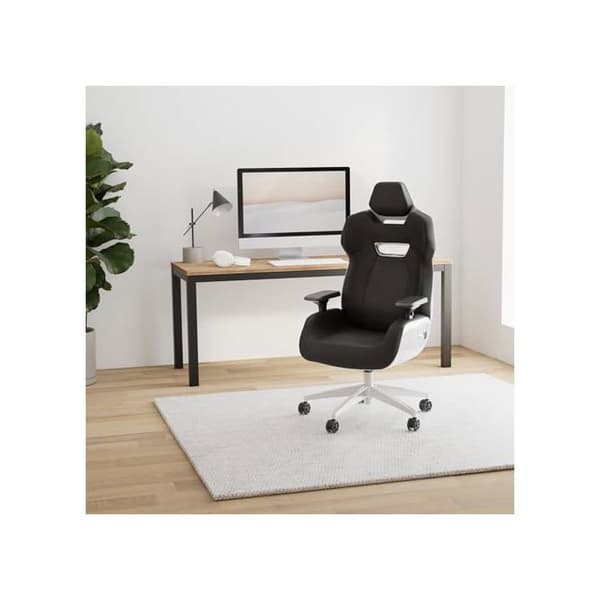 SILVER E700 Design av Studio FA Porsche, vit/svart gamingstol, Glacier White