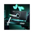 Miniatyrbild 3 av 6: Soporte de Mesa Gaming Aisens DT49TSR-343 Vit Blanco Contrapeso Giratorio Inclinable hasta 16kg 49"