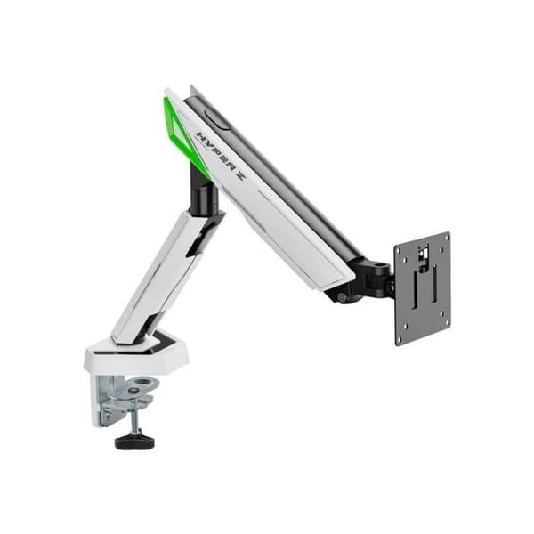Soporte de Mesa Gaming Aisens DT49TSR-343 Vit Blanco Contrapeso Giratorio Inclinable hasta 16kg 49"