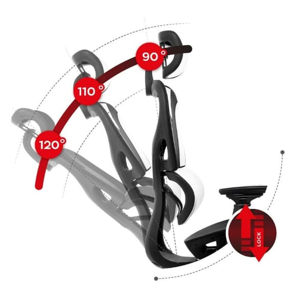 Spelstol Huzaro HZ-Combat 8.0 White
