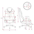 Miniatyrbild 8 av 11: Spelstol Diablo Chairs 1191