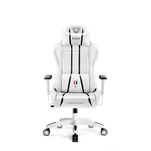 Chaise Gaming Diablo X-One 2.0 Small: vit-svart