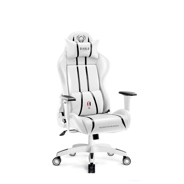 Chaise Gaming Diablo X-One 2.0 Small: vit-svart