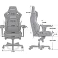 Miniatyrbild 1 av 4: Belägringsspel - kontorsstol gaming Anda seat Chair Kaiser 4 XL Spelstol Läder Orange