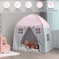 Miniatyrbild 3 av 8: Lekstuga, Stor Inomhus Uteportabel Fe Kids Lekstuga, Rosa