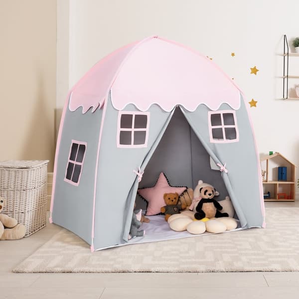 Lekstuga, Stor Inomhus Uteportabel Fe Kids Lekstuga, Rosa