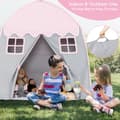 Miniatyrbild 7 av 8: Lekstuga, Stor Inomhus Uteportabel Fe Kids Lekstuga, Rosa