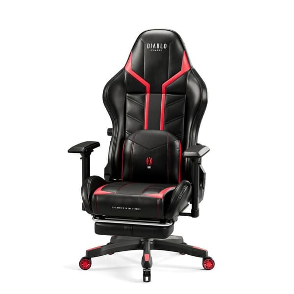 Spelstol Diablo Chairs Diablo X-Ray 2.0 Svart Röd