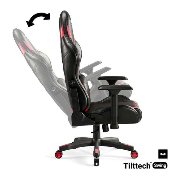 Spelstol Diablo Chairs Diablo X-Ray 2.0 Svart Röd