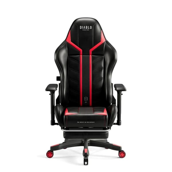 Spelstol Diablo Chairs Diablo X-Ray 2.0 Svart Röd
