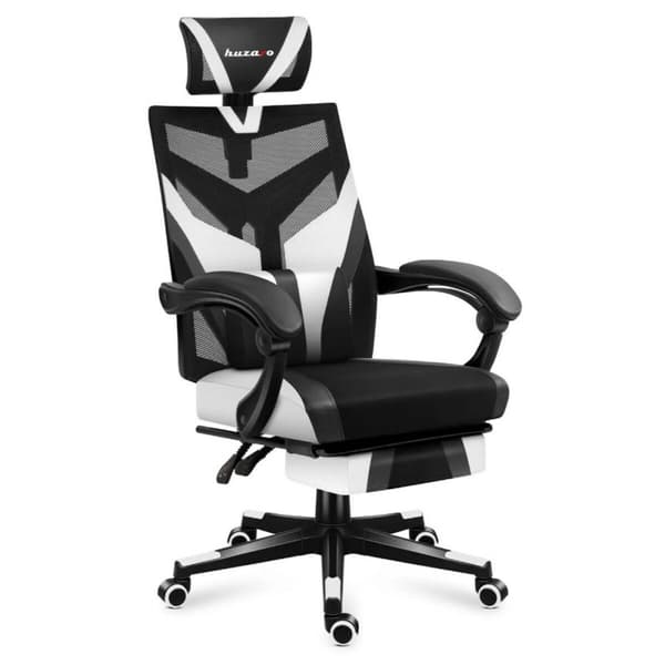 Spelstol Huzaro HZ-Combat 5.0 White Vit Svart