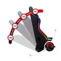Miniatyrbillede 2 af 6: Gaming-stol Huzaro Force 6.2 RGB Hvid