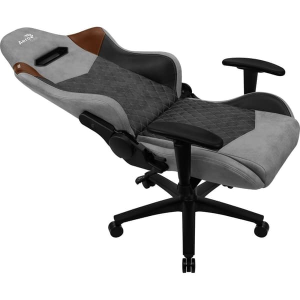 Spelstol Aerocool DUKE AeroSuede 180º Svart Grå