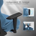 Miniatyrbild 4 av 8: Gamingstol med Fotstöd och Armstöd i 3D