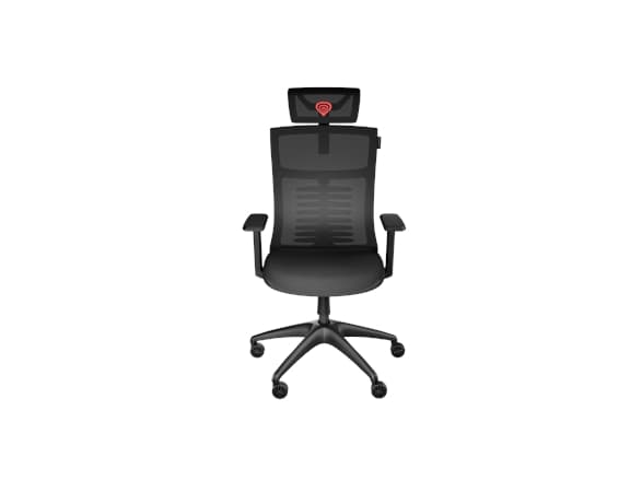 Genesis Astat 200 G2 - Spillestol - ergonomisk - armlener - T-formet - tipping - maskestoff, mesh PureFlow - svart