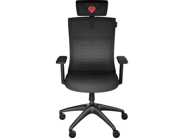 Genesis Astat 200 G2 - Spillestol - ergonomisk - armlener - T-formet - tipping - maskestoff, mesh PureFlow - svart