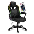 Miniatyrbillede 1 af 8: Gaming-stol Huzaro HZ-Force 2.5 RGB Mesh Sort Grå