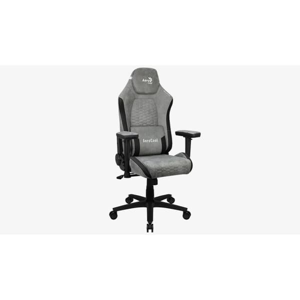 Spelstol Aerocool Crown AeroSuede Svart Grå