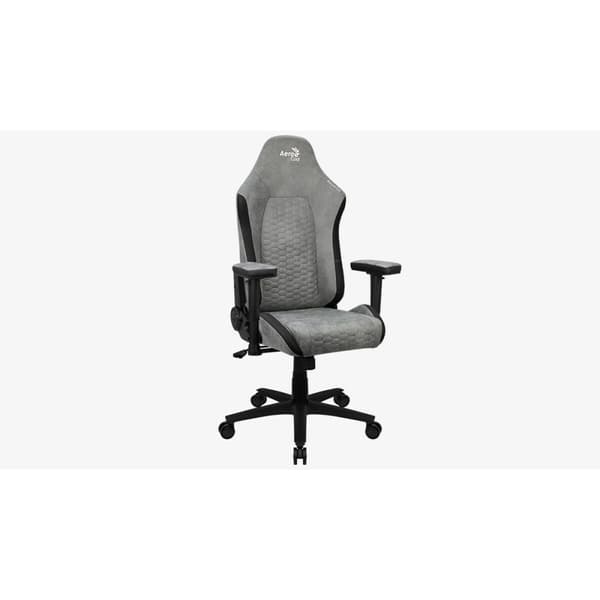Spelstol Aerocool Crown AeroSuede Svart Grå