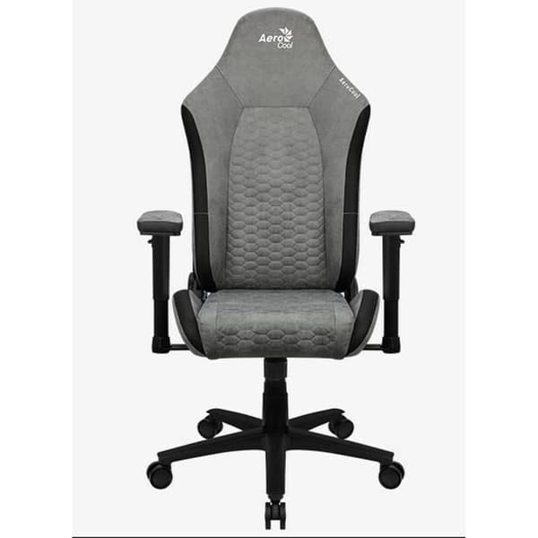 Spelstol Aerocool Crown AeroSuede Svart Grå