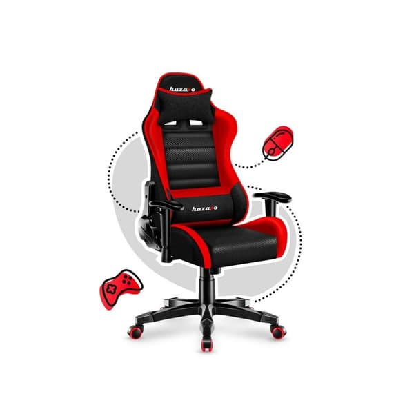 Spelstol Huzaro HZ-Ranger 6.0 Svart Röd Pojkar