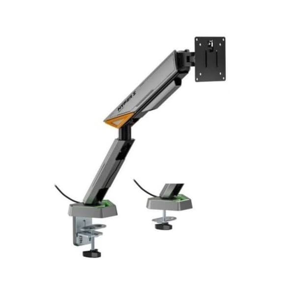 Gamingbordsstöd AISENS DT49TSRRGB-347 RGB vridbart/lutande 16kg VESA Svart, Grå