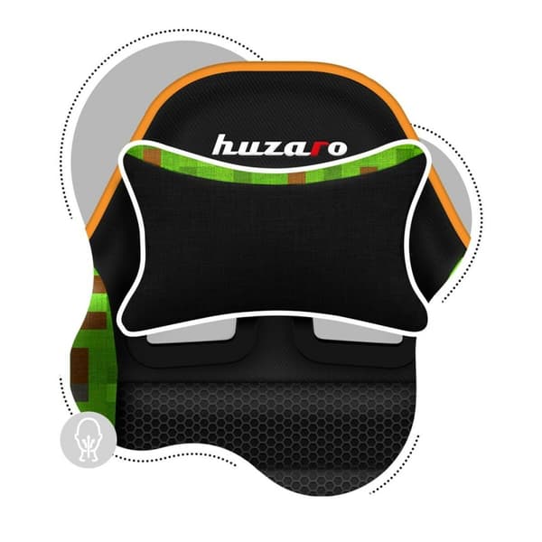 Spelstol Huzaro HZ-Ranger 6.0 Pixel Mesh Svart/Blå