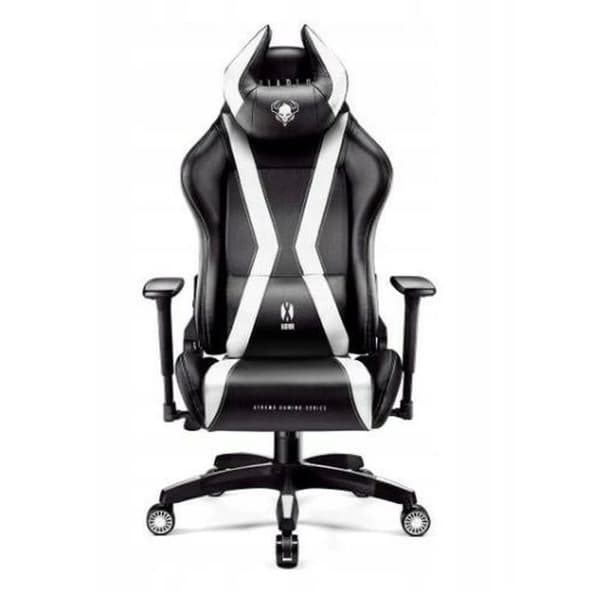 Gaming-stol Diablo Chairs Diablo X-HORN 2.0 Sort Rød