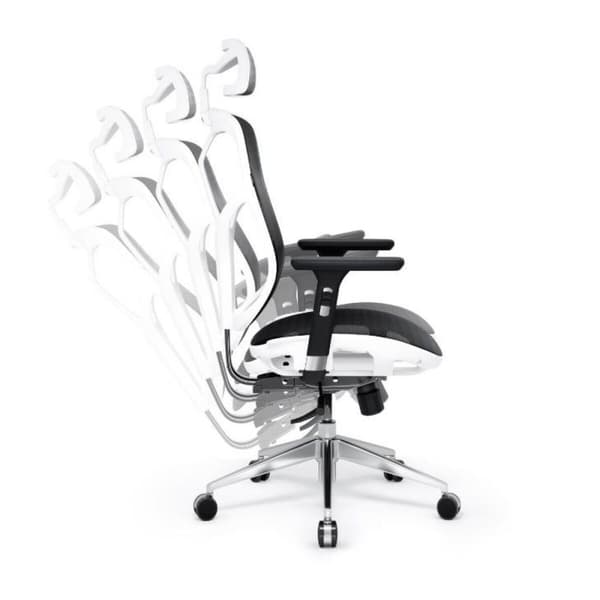 Gaming-stol Diablo Chairs Diablo V-BASIC Hvid Sort