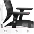 Miniatyrbillede 7 af 8: Gaming-stol Diablo Chairs Diablo V-BASIC Hvid Sort