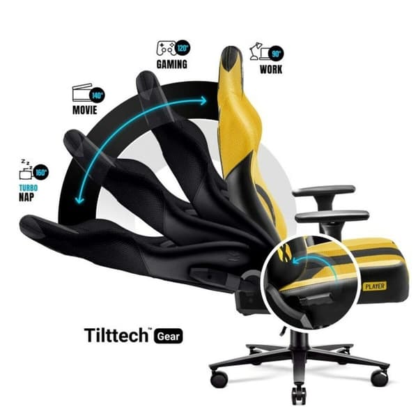 Gaming-stol Diablo Chairs Diablo X-PLAYER 2.0. KING Gul Sort