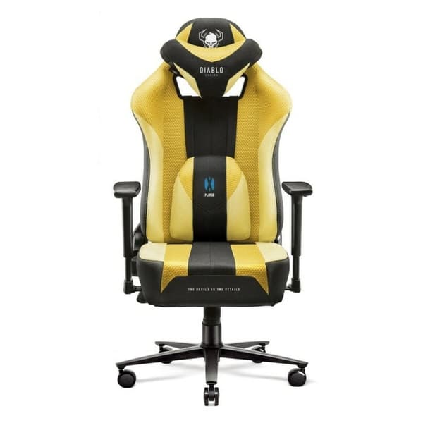 Gaming-stol Diablo Chairs Diablo X-PLAYER 2.0. KING Gul Sort