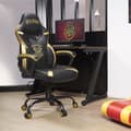Miniatyrbild 4 av 4: Harry Potter - Junior Gamer Seat - Kontorsstol - Officiellt licensierad Hogwarts Black and Gold Gaming Chair