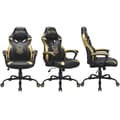 Miniatyrbild 2 av 4: Harry Potter - Junior Gamer Seat - Kontorsstol - Officiellt licensierad Hogwarts Black and Gold Gaming Chair
