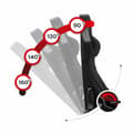 Miniatyrbillede 3 af 4: Gaming-stol Huzaro HZ-Force 7.6 Black Sort