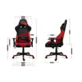 Miniatyrbillede 4 af 4: Gaming-stol Huzaro Hz-Force 6.2 Red Mesh Rød