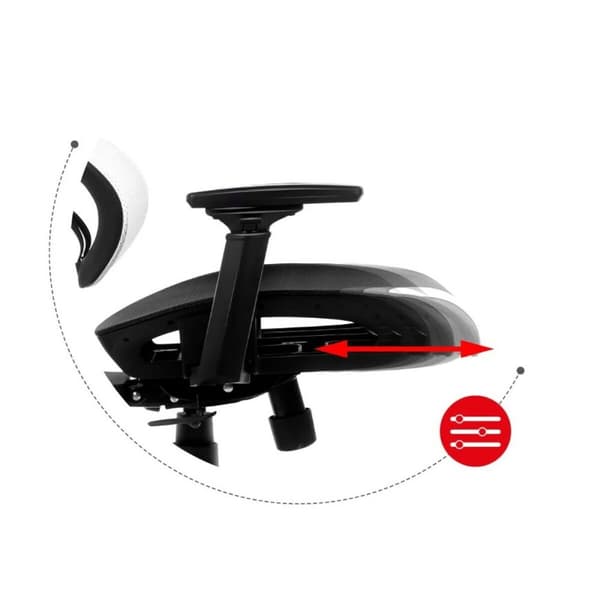 Gaming-stol Huzaro HZ-Combat 8.0 White