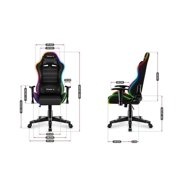 Gaming-stol Huzaro HZ-Ranger 6.0 RGB Sort