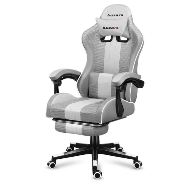 Gaming-stol Huzaro HZ-Force 4.7 White Mesh Hvid Grå