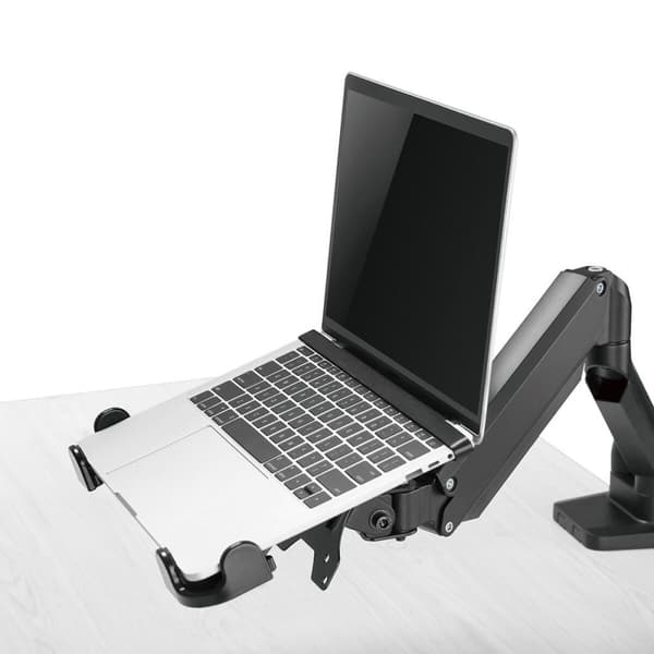 Skrivebord MacLean MC-836 11"-17" Sort 59 x 32 x 36 cm