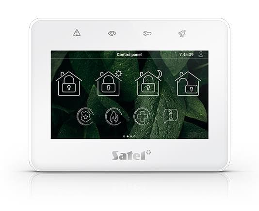 SATEL KEYPAD TOUCH, GRAPHIC, 4.3 INCH INT-TSG2-W